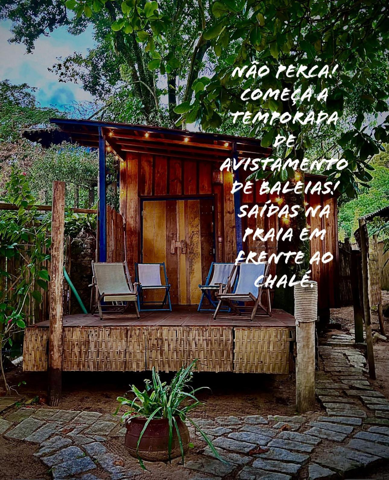 Villa Chale Pau D'Alho - Pe Na Areia - Curral, Ilhabela Exterior foto
